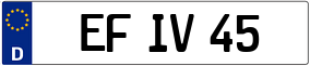 Truck License Plate